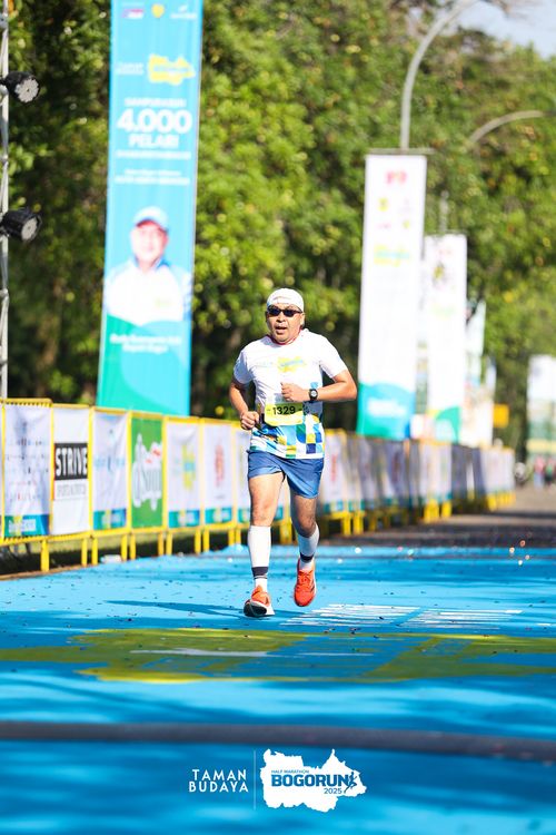 Race photo from Taman Budaya x BOGORUN 2025