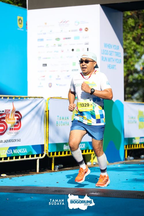 Race photo from Taman Budaya x BOGORUN 2025