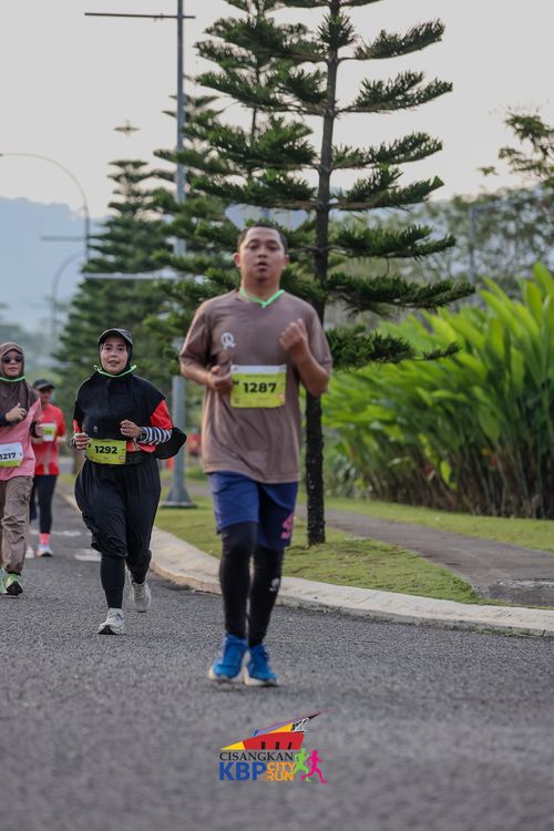 Race photo from CISANGKAN KBP CITY RUN 2025