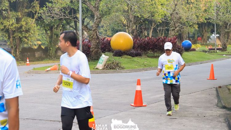 Race photo from Taman Budaya x BOGORUN 2025