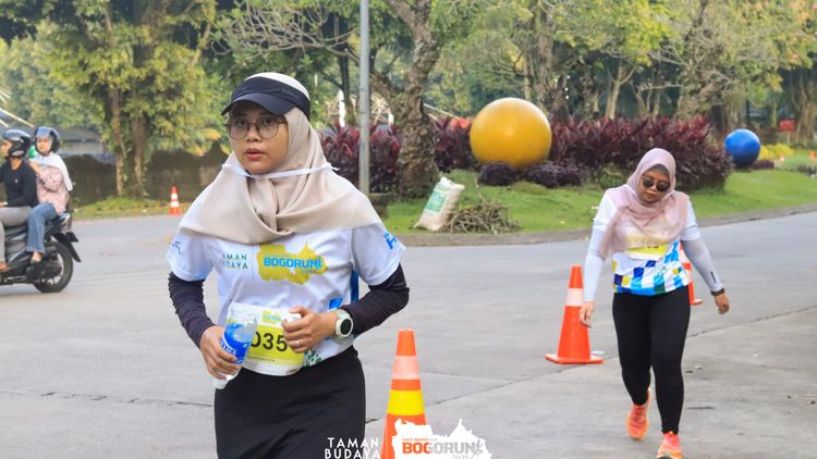 Race photo from Taman Budaya x BOGORUN 2025