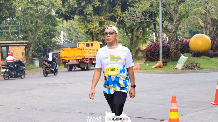 Race photo from Taman Budaya x BOGORUN 2025