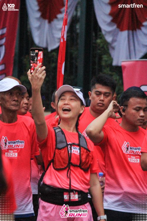 Race photo from Smartfren Run 2025 Vibes