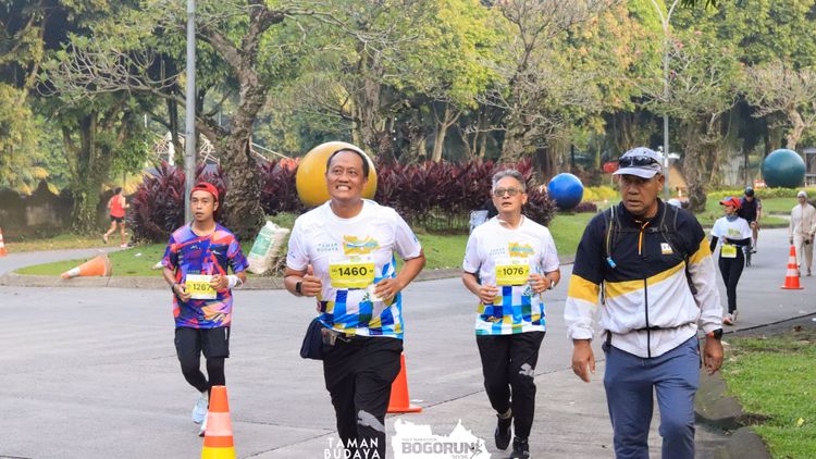 Race photo from Taman Budaya x BOGORUN 2025