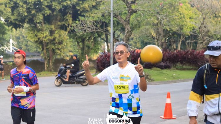 Race photo from Taman Budaya x BOGORUN 2025