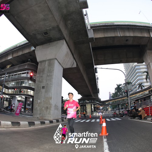Race photo from SMARTFREN RUN 2026