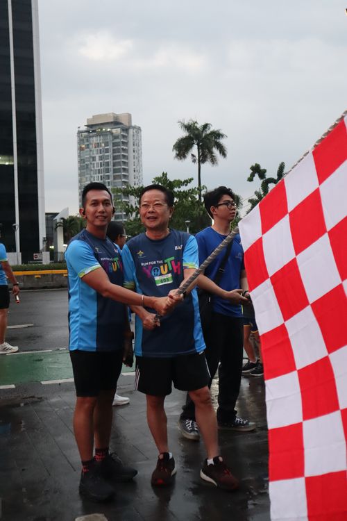 Race photo from Road to BAF Lions Run 2024