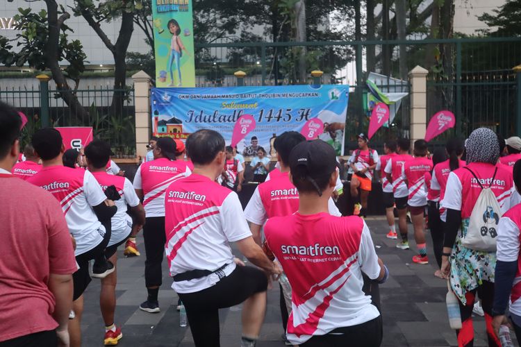 Race photo from Smartfren Run 2024 Vibes