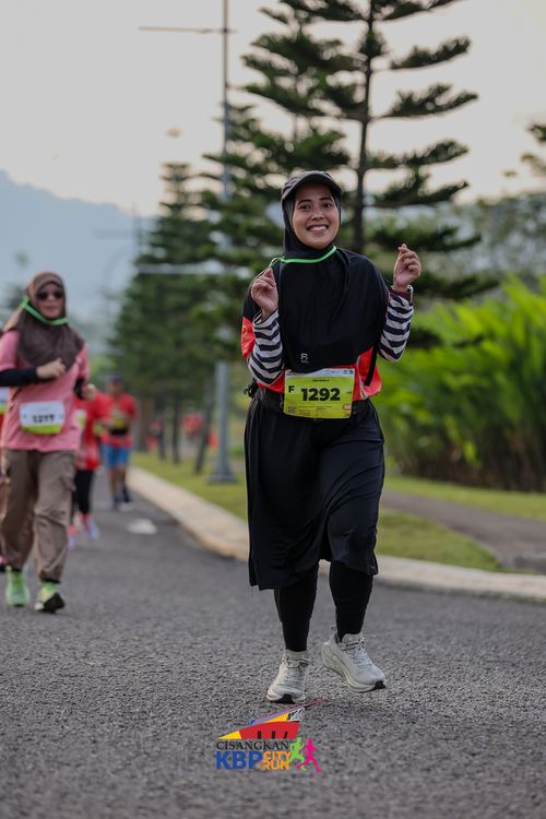 Race photo from CISANGKAN KBP CITY RUN 2025