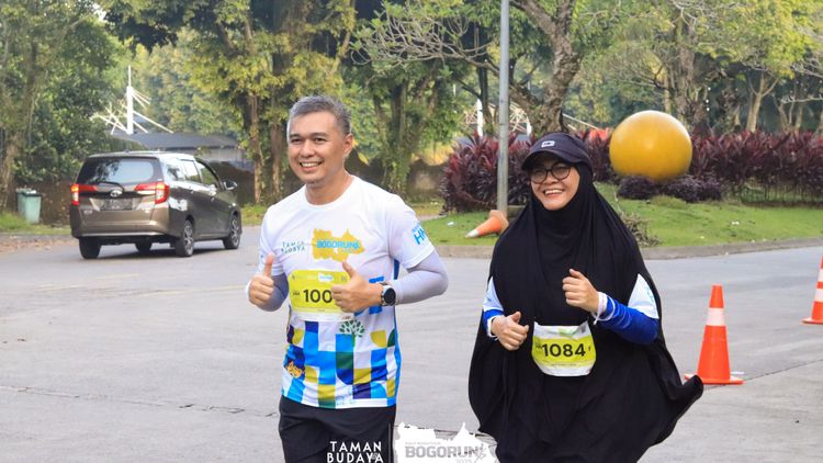 Race photo from Taman Budaya x BOGORUN 2025