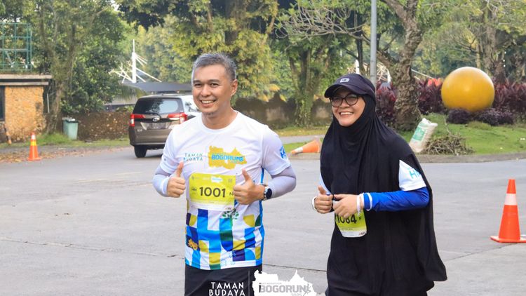 Race photo from Taman Budaya x BOGORUN 2025