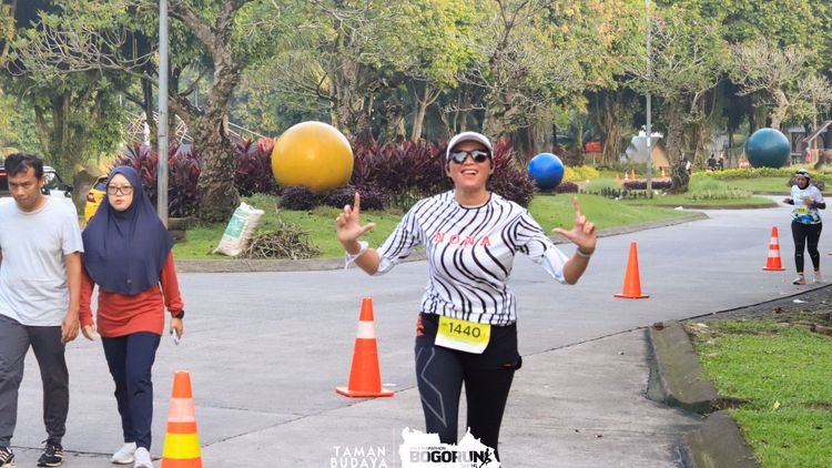 Race photo from Taman Budaya x BOGORUN 2025