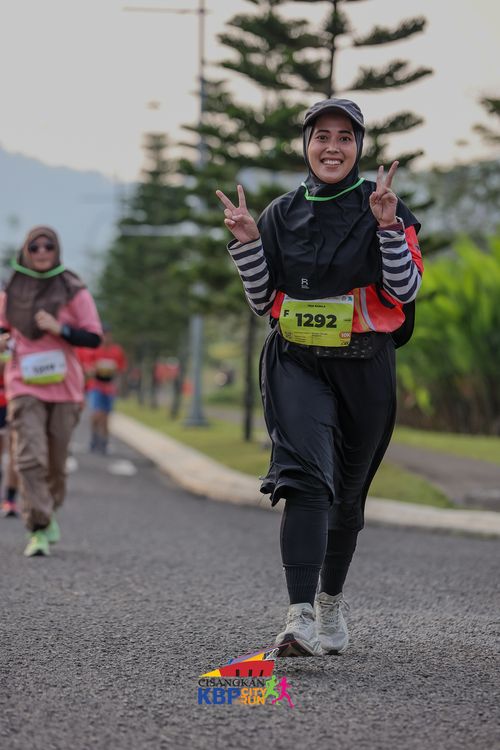Race photo from CISANGKAN KBP CITY RUN 2025