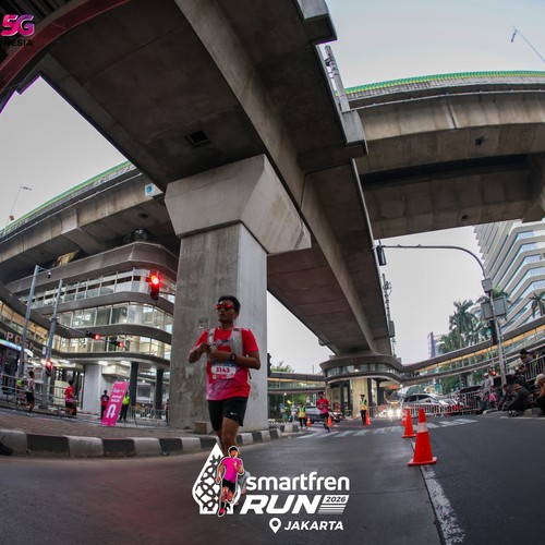 Race photo from SMARTFREN RUN 2026