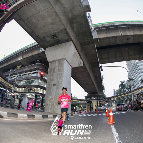 Race photo from SMARTFREN RUN 2026