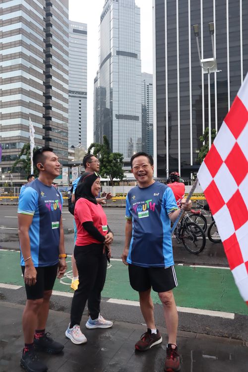 Race photo from Road to BAF Lions Run 2024