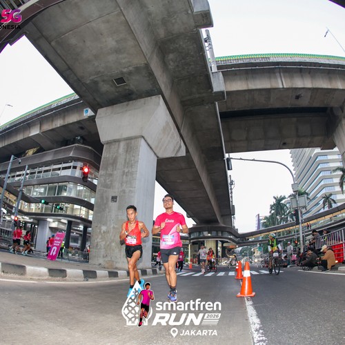 Race photo from SMARTFREN RUN 2026