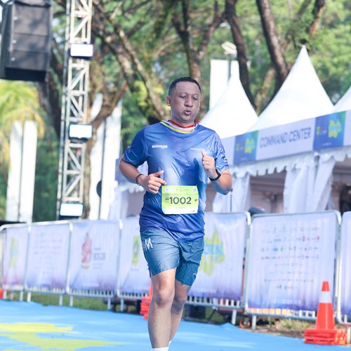 Race photo from BOGORUN 2026