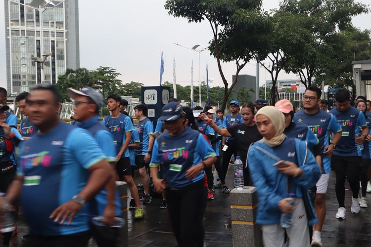 Race photo from Road to BAF Lions Run 2024