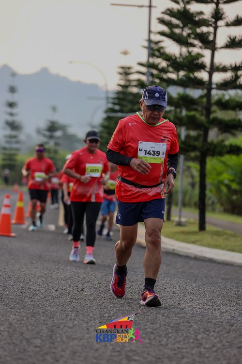 Race photo from CISANGKAN KBP CITY RUN 2025