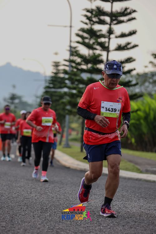 Race photo from CISANGKAN KBP CITY RUN 2025
