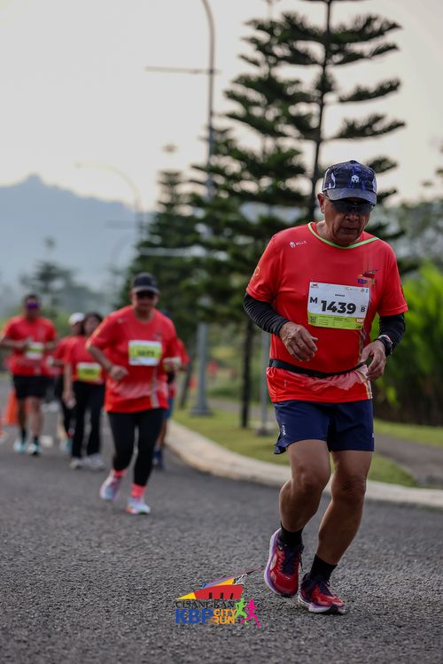 Race photo from CISANGKAN KBP CITY RUN 2025