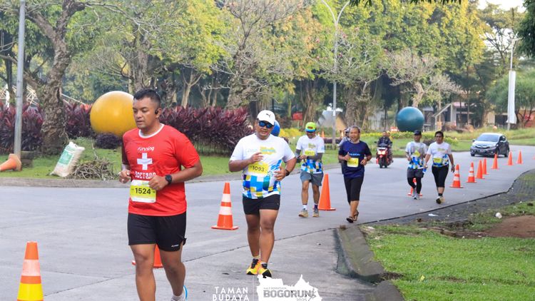 Race photo from Taman Budaya x BOGORUN 2025