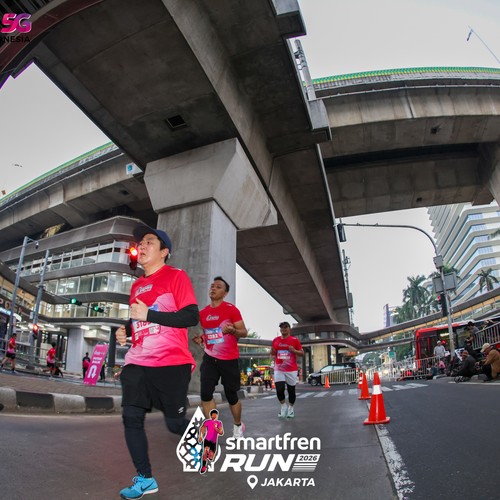 Race photo from SMARTFREN RUN 2026