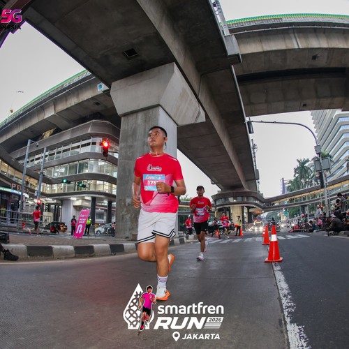 Race photo from SMARTFREN RUN 2026