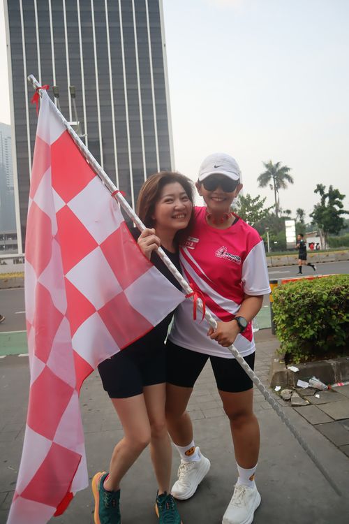 Race photo from Smartfren Run 2024 Vibes