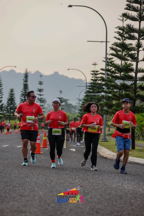 Race photo from CISANGKAN KBP CITY RUN 2025