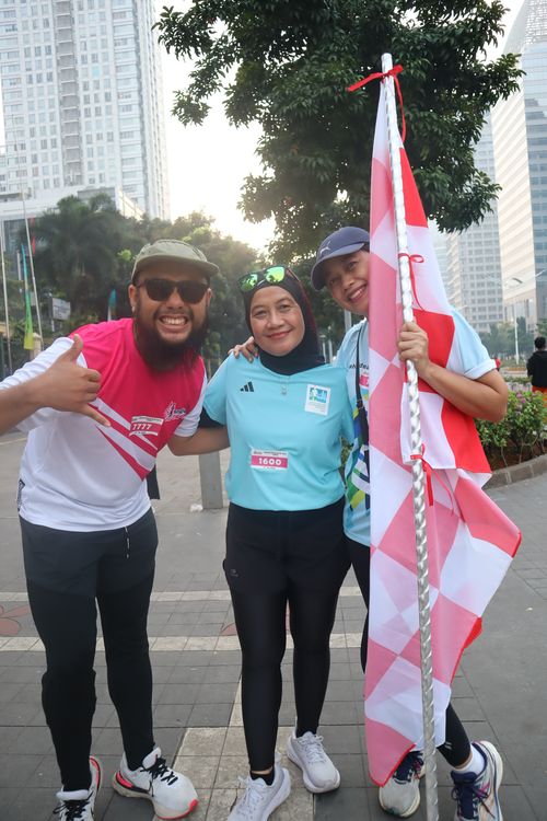 Race photo from Smartfren Run 2024 Vibes