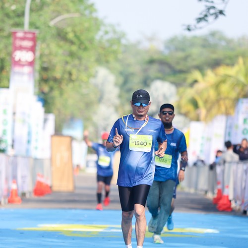 Race photo from BOGORUN 2026