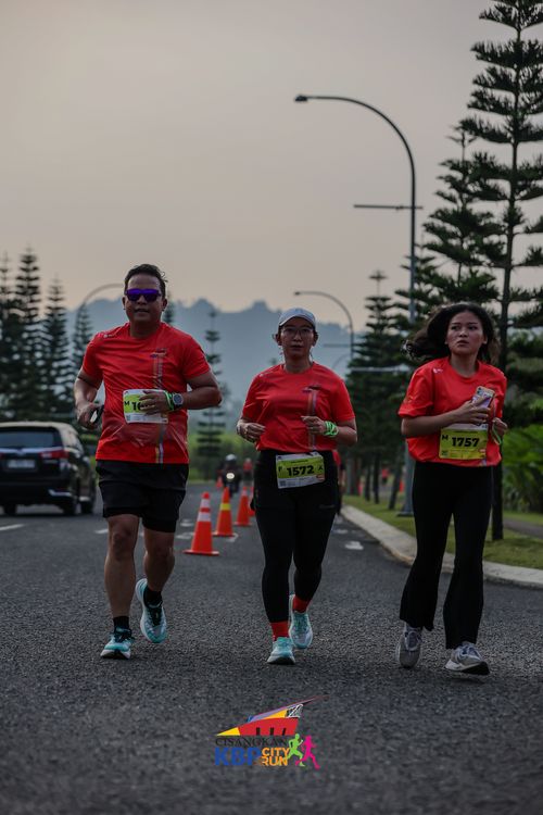 Race photo from CISANGKAN KBP CITY RUN 2025