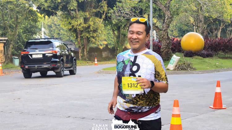 Race photo from Taman Budaya x BOGORUN 2025