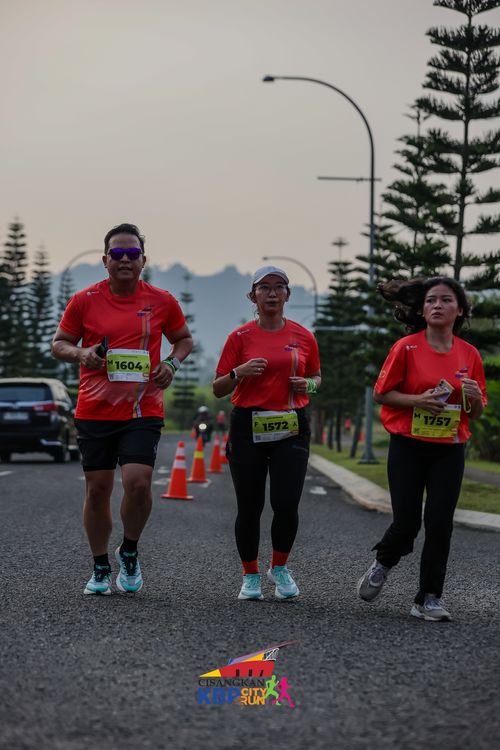 Race photo from CISANGKAN KBP CITY RUN 2025