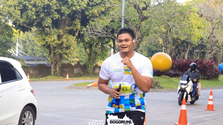 Race photo from Taman Budaya x BOGORUN 2025
