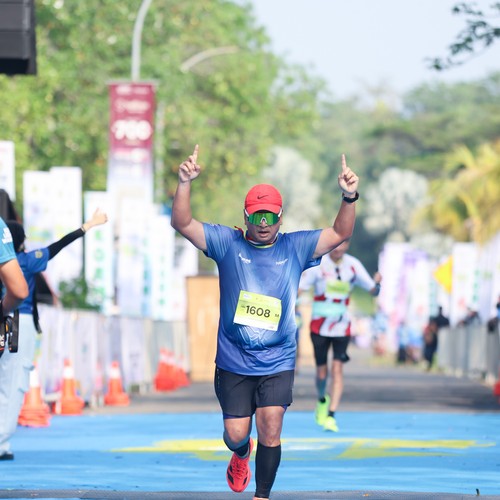 Race photo from BOGORUN 2026