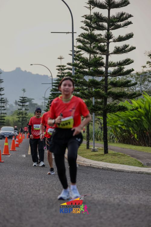 Race photo from CISANGKAN KBP CITY RUN 2025
