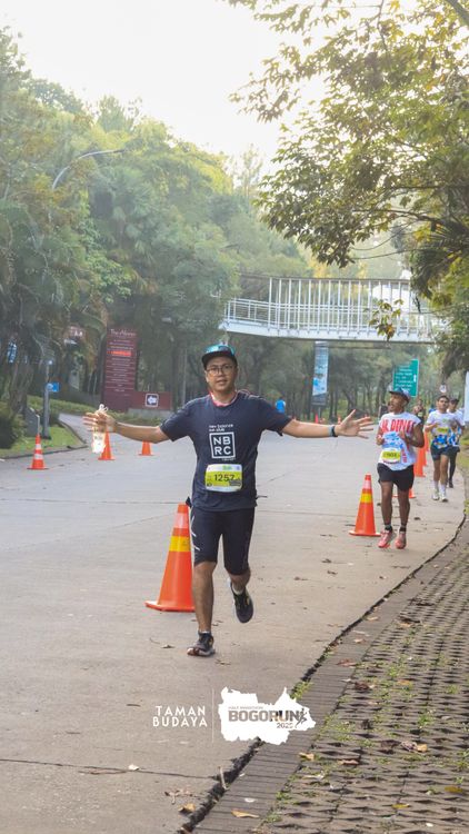 Race photo from Taman Budaya x BOGORUN 2025
