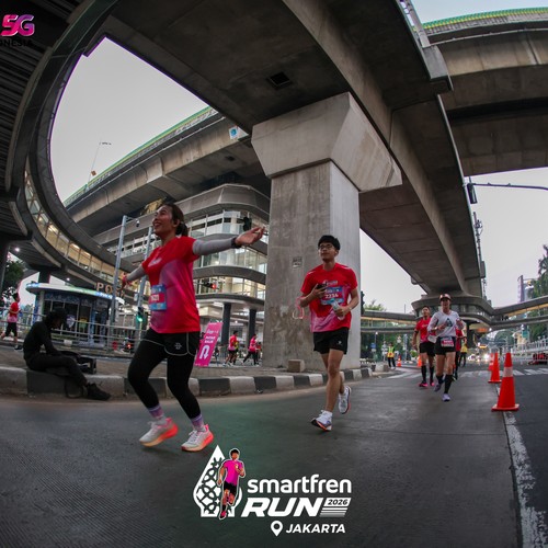 Race photo from SMARTFREN RUN 2026