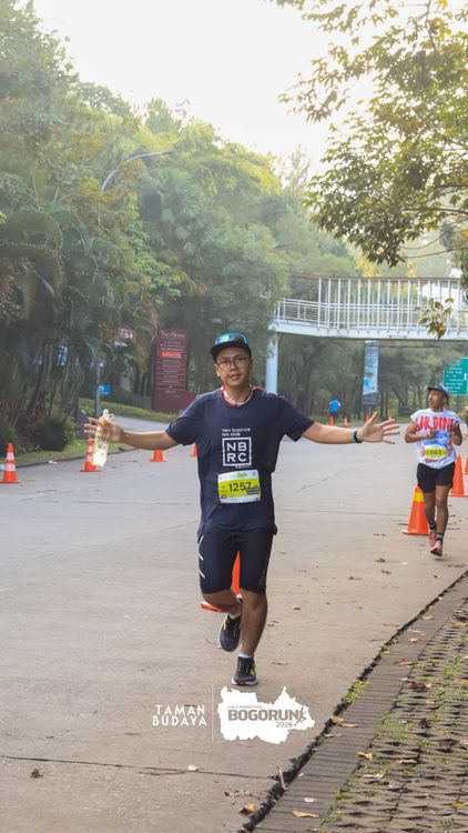 Race photo from Taman Budaya x BOGORUN 2025