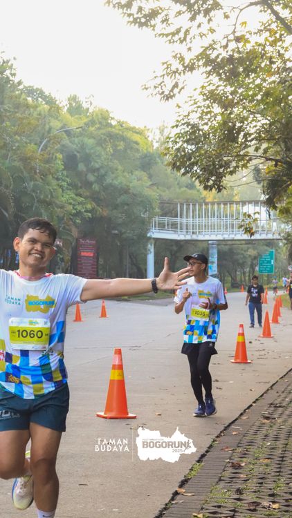 Race photo from Taman Budaya x BOGORUN 2025