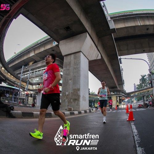 Race photo from SMARTFREN RUN 2026