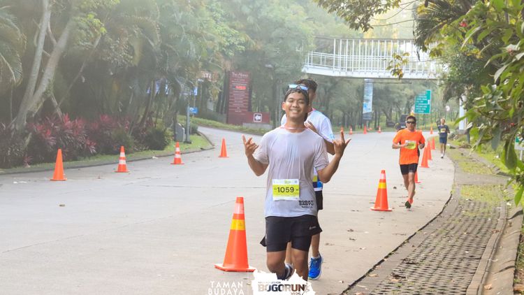 Race photo from Taman Budaya x BOGORUN 2025