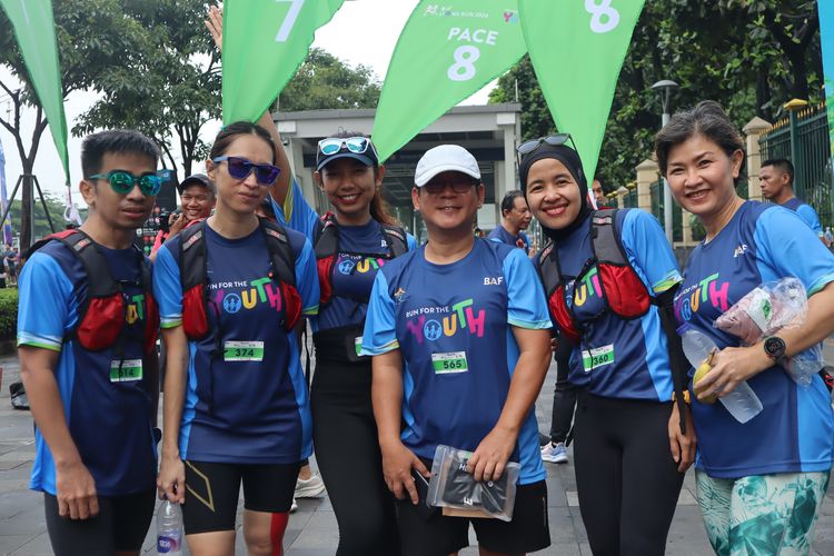 Race photo from Road to BAF Lions Run 2024