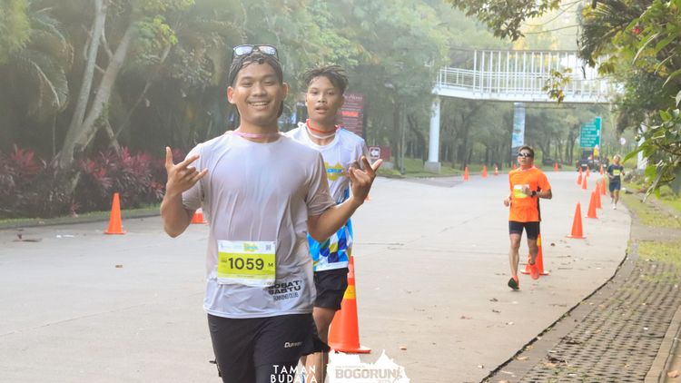 Race photo from Taman Budaya x BOGORUN 2025