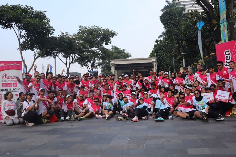 Race photo from Smartfren Run 2024 Vibes