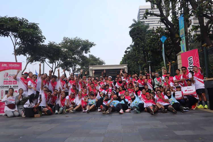 Race photo from Smartfren Run 2024 Vibes