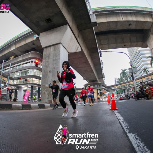 Race photo from SMARTFREN RUN 2026
